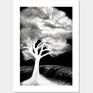 The Tree White Flame Posters and Art